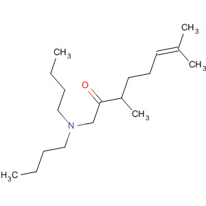 6-Octen-2-one, 1-(dibutylamino)-3,7-dimethyl-