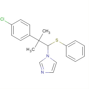 1H-Imidazole, 1-[2-(4-chlorophenyl)-2-methyl-1-(phenylthio)propyl]-