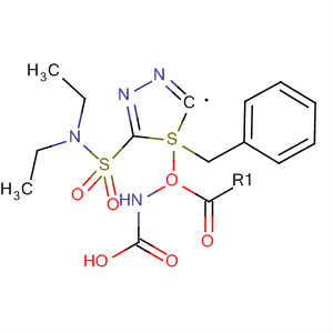 Carbamic acid, [5-[(diethylamino)sulfonyl]-1,3,4-thiadiazol-2-yl]-,phenylmethyl ester