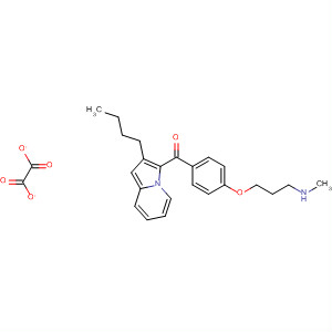 Methanone, (2-butyl-3-indolizinyl)[4-[3-(methylamino)propoxy]phenyl]-,ethanedioate
