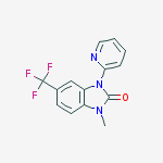 1-methyl-3-pyridin-2-yl-5-(trifluoromethyl)-1,3-dihydro-2H-benzimidazol-2-one
