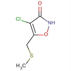 3(2H)-Isoxazolone, 4-chloro-5-[(methylthio)methyl]-