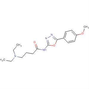 Butanamide,4-(diethylamino)-N-[5-(4-methoxyphenyl)-1,3,4-oxadiazol-2-yl]-