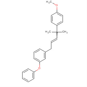 Benzene, 1-[4-(4-methoxyphenyl)-4-methyl-2-pentenyl]-3-phenoxy-