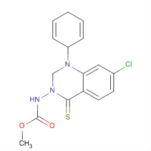 Carbamic acid,(7-chloro-1,4-dihydro-1-phenyl-4-thioxo-3(2H)-quinazolinyl)-, methylester