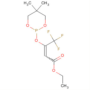 2-Butenoic acid,3-[(5,5-dimethyl-1,3,2-dioxaphosphorinan-2-yl)oxy]-4,4,4-trifluoro-, ethylester