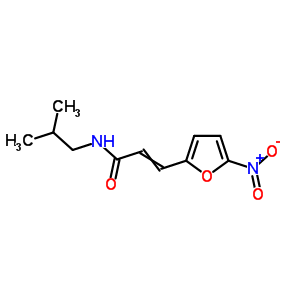 N-(2-methylpropyl)-3-(5-nitrofuran-2-yl)prop-2-enamide