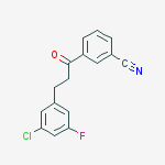3-(3-CHLORO-5-FLUOROPHENYL)-3-CYANOPROPIOPHENONE