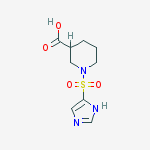 1-(1H-imidazol-4-ylsulfonyl)piperidine-3-carboxylic acid