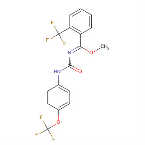 Benzenecarboximidic acid,N-[[[4-(trifluoromethoxy)phenyl]amino]carbonyl]-2-(trifluoromethyl)-,methyl ester