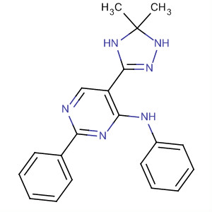4-Pyrimidinamine,5-(4,5-dihydro-5,5-dimethyl-1H-1,2,4-triazol-3-yl)-N,2-diphenyl-