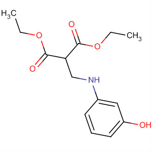 Propanedioic acid, [[(3-hydroxyphenyl)amino]methyl]-, diethyl ester