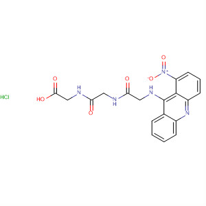 Glycine, N-[N-[N-(1-nitro-9-acridinyl)glycyl]glycyl]-, monohydrochloride