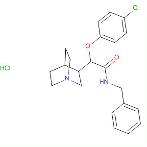 Acetamide,N-1-azabicyclo[2.2.2]oct-3-yl-2-(4-chlorophenoxy)-N-(phenylmethyl)-,monohydrochloride