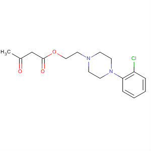 Butanoic acid, 3-oxo-, 2-[4-(2-chlorophenyl)-1-piperazinyl]ethyl ester