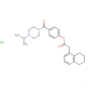 1-Naphthaleneacetic acid, 5,6,7,8-tetrahydro-,4-[[4-(1-methylethyl)-1-piperazinyl]carbonyl]phenyl ester,monohydrochloride