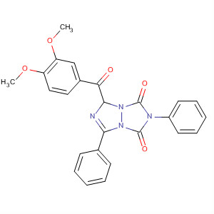 1H,5H-[1,2,4]Triazolo[1,2-a][1,2,4]triazole-1,3(2H)-dione,5-(3,4-dimethoxybenzoyl)-2,7-diphenyl-