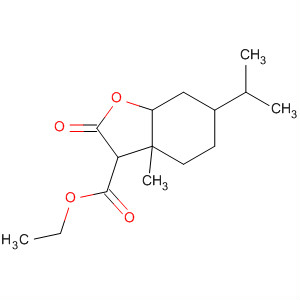 3-Benzofurancarboxylic acid,octahydro-7a-methyl-5-(1-methylethyl)-2-oxo-, ethyl ester