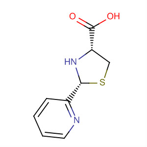 4-Thiazolidinecarboxylic acid, 2-(2-pyridinyl)-, (2R,4R)-