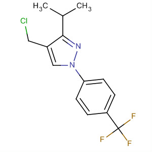 1H-Pyrazole,4-(chloromethyl)-3-(1-methylethyl)-1-[4-(trifluoromethyl)phenyl]-