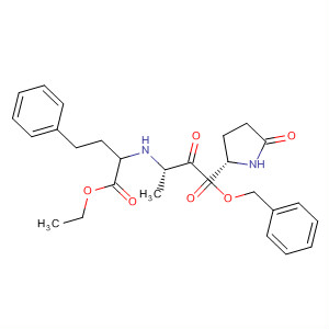 L-Proline, 1-[N-[1-(ethoxycarbonyl)-3-phenylpropyl]-L-alanyl]-5-oxo-,phenylmethyl ester, (S)-