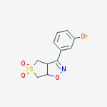 3-(3-Bromo-phenyl)-3a,4,6,6a-tetrahydro-thieno[3,4-d]isoxazole 5,5-dioxide