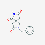 7-benzyl-2-methyl-2,7-diazaspiro[4.4]nonane-1,3,8-trione