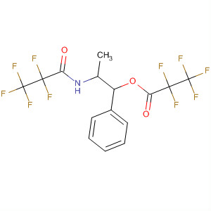 Propanoic acid, pentafluoro-,2-[(2,2,3,3,3-pentafluoro-1-oxopropyl)amino]-1-phenylpropyl ester