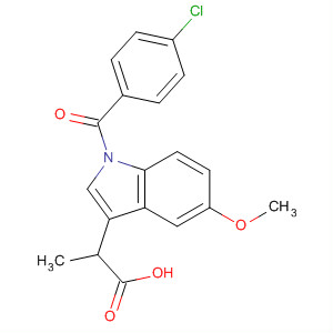 1H-Indole-3-acetic acid, 1-(4-chlorobenzoyl)-5-methoxy-a-methyl-