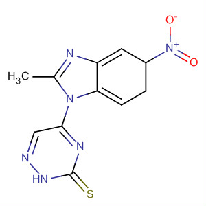 1,2,4-Triazine-3(2H)-thione,1,6-dihydro-5-(2-methyl-5-nitro-1H-benzimidazol-1-yl)-