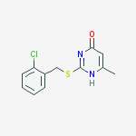 2-(2-Chlorobenzylthio)-4-hydroxy-6-methylpyrimidine