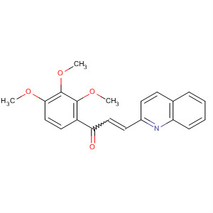 2-Propen-1-one, 3-(2-quinolinyl)-1-(2,3,4-trimethoxyphenyl)-