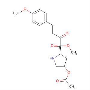L-Proline, 4-(acetyloxy)-1-[(2E)-3-(4-methoxyphenyl)-1-oxo-2-propenyl]-,methyl ester, (4R)-