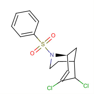 2-Azabicyclo[3.3.1]non-7-ene, 6,7-dichloro-2-(phenylsulfonyl)-, exo-