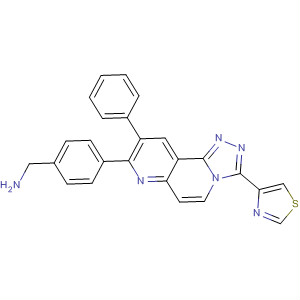 Benzenemethanamine,4-[9-phenyl-3-(4-thiazolyl)-1,2,4-triazolo[3,4-f][1,6]naphthyridin-8-yl]-