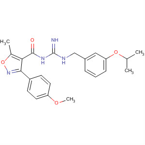 4-Isoxazolecarboxamide,N-[imino[[[3-(1-methylethoxy)phenyl]methyl]amino]methyl]-3-(4-methoxyphenyl)-5-methyl-