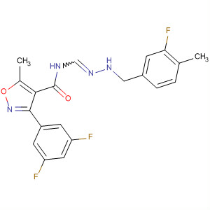 4-Isoxazolecarboxamide,3-(3,5-difluorophenyl)-N-[[[(3-fluoro-4-methylphenyl)methyl]amino]iminomethyl]-5-methyl-