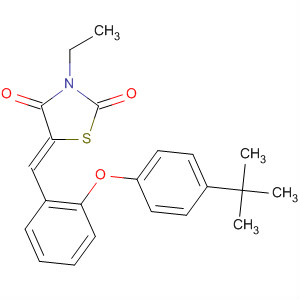 2,4-Thiazolidinedione,5-[[2-[4-(1,1-dimethylethyl)phenoxy]phenyl]methylene]-3-ethyl-, (5Z)-