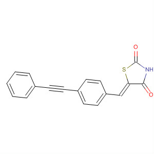 2,4-Thiazolidinedione, 5-[[4-(2-phenylethynyl)phenyl]methylene]-, (5Z)-
