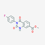 METHYL 3-(4-FLUOROPHENYL)-2,4-DIOXO-1,2,3,4-TETRAHYDROQUINAZOLINE-7-CARBOXYLATE