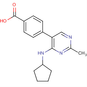 Benzoic acid, 4-[4-(cyclopentylamino)-2-methyl-5-pyrimidinyl]-