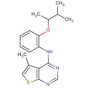 Thieno[2,3-d]pyrimidin-4-amine,N-[2-(1,2-dimethylpropoxy)phenyl]-5-methyl-