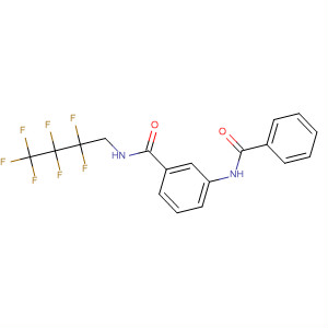 Benzamide, 3-(benzoylamino)-N-(2,2,3,3,4,4,4-heptafluorobutyl)-