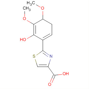 4-Thiazolecarboxylic acid,4,5-dihydro-2-(2-hydroxy-3,4-dimethoxyphenyl)-, (4S)-
