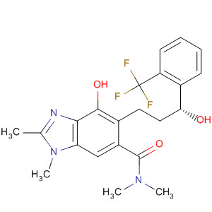 1H-Benzimidazole-6-carboxamide,4-hydroxy-5-[(3R)-3-hydroxy-3-[2-(trifluoromethyl)phenyl]propyl]-N,N,1,2-tetramethyl-