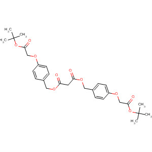 Propanedioic acid,1,3-bis[[4-[2-(1,1-dimethylethoxy)-2-oxoethoxy]phenyl]methyl] ester