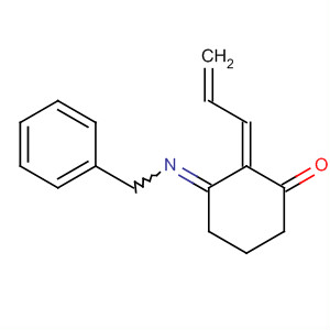 Cyclohexanone, 3-[(phenylmethyl)imino]-2-(2-propen-1-ylidene)-, (2E)-