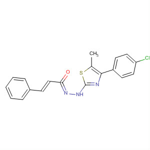 2-Propenal, 3-phenyl-,2-[4-(4-chlorophenyl)-5-methyl-2-thiazolyl]hydrazone, (1E,1E,2E)-
