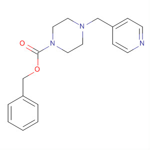 1-Piperazinecarboxylic acid, 4-(4-pyridinylmethyl)-, phenylmethyl ester