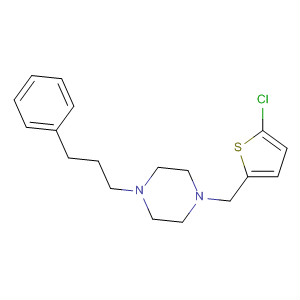Piperazine, 1-[(5-chloro-2-thienyl)methyl]-4-(3-phenylpropyl)-